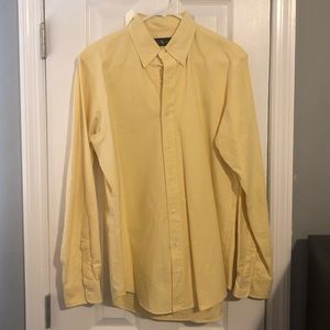 Polo Ralph Lauren Mens Yellow Oxford Shirt